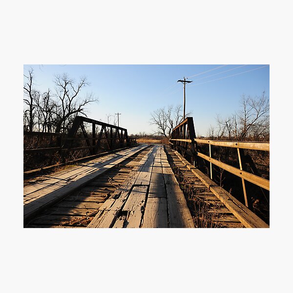 Old Wooden Bridge Photographic Print