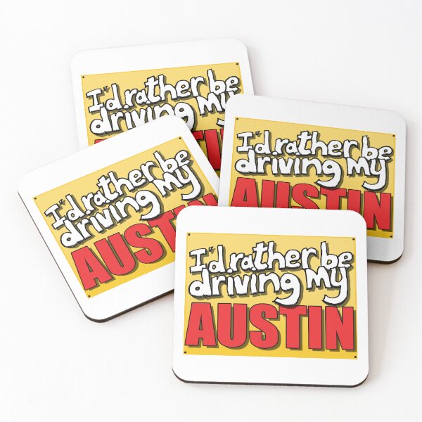 Item preview, I'D RATHER BE DRIVING MY AUSTIN designed and sold by OldClassicCar.