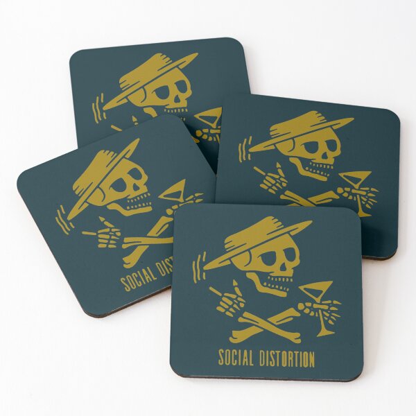 Item preview, gold social distortion designed and sold by FSVintageStore.