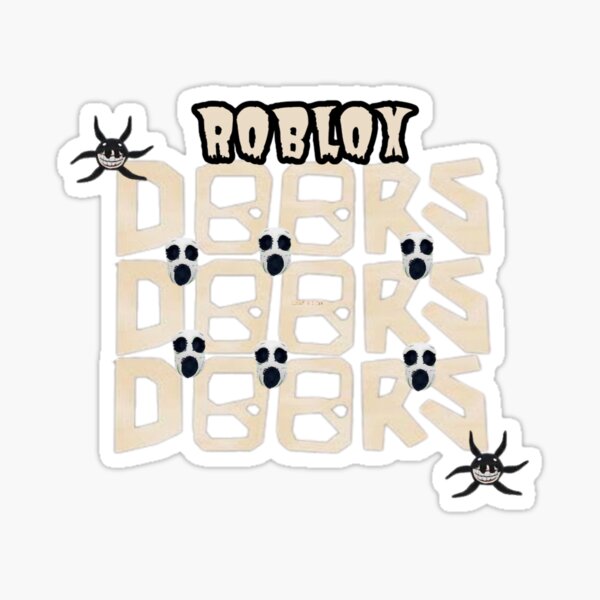 White Roblox Logo Sticker for Sale by NineSvn