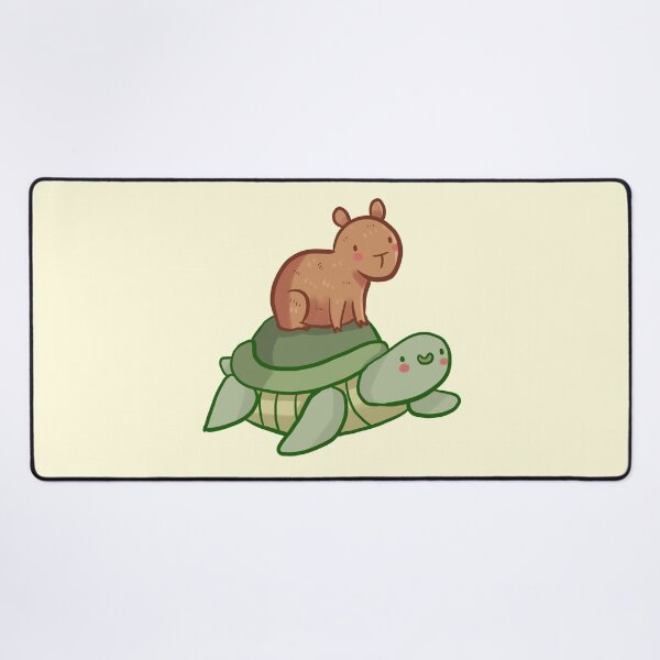 Item preview, Turtle and capybara stack  designed and sold by Mayarart.