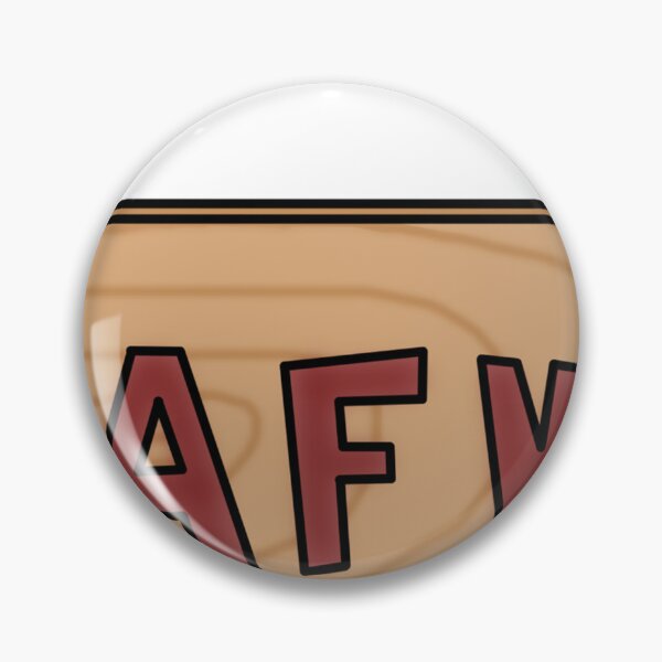 Item preview, AFK Wooden Sign  designed and sold by RobHirt.