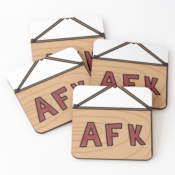 Item preview, AFK Wooden Sign  designed and sold by RobHirt.