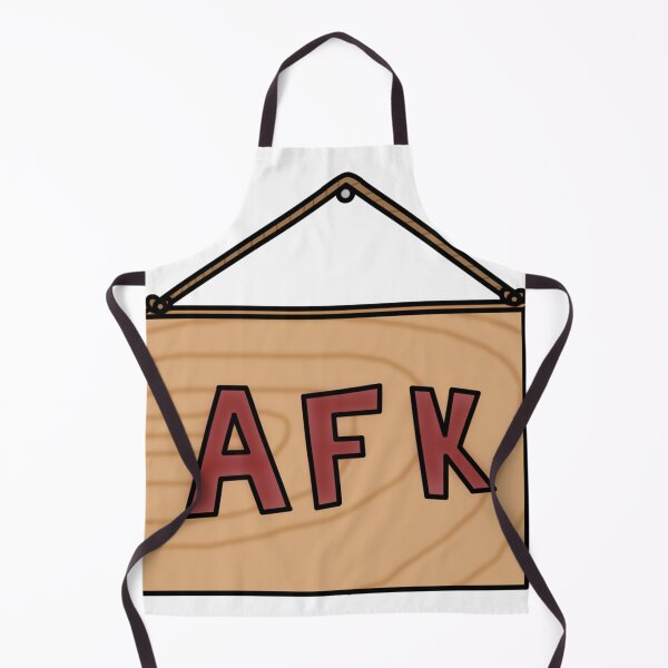 Item preview, AFK Wooden Sign  designed and sold by RobHirt.