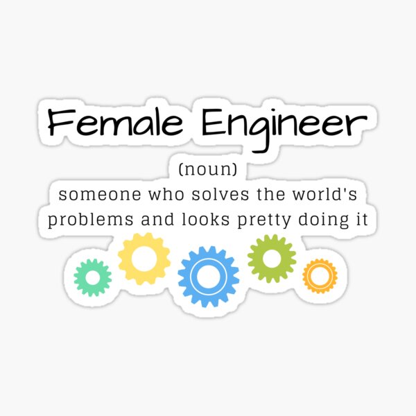 Item preview, Female Engineer Definition designed and sold by jeniweast.
