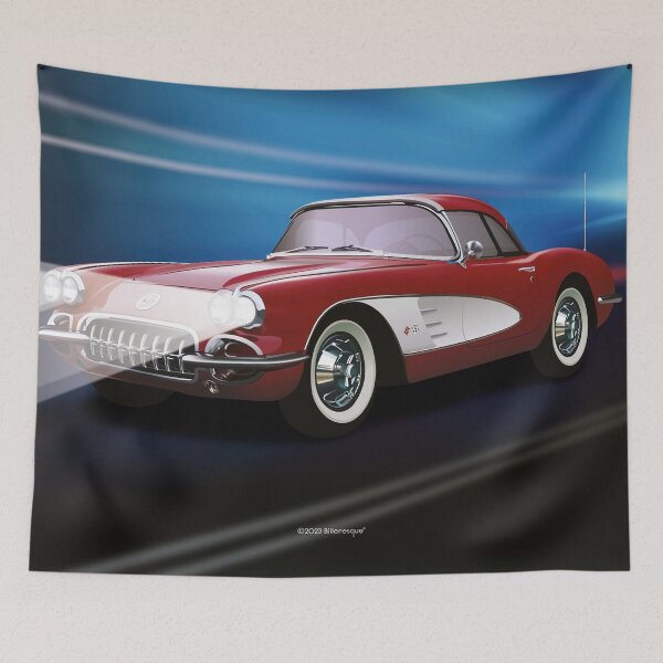 Item preview, Chevrolet Corvette 1960's American Muscle Car designed and sold by Billers Art.