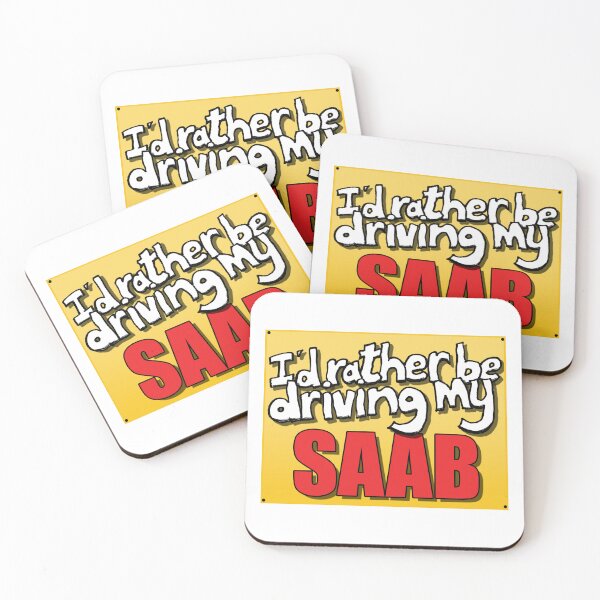 Item preview, I'D RATHER BE DRIVING MY SAAB designed and sold by OldClassicCar.