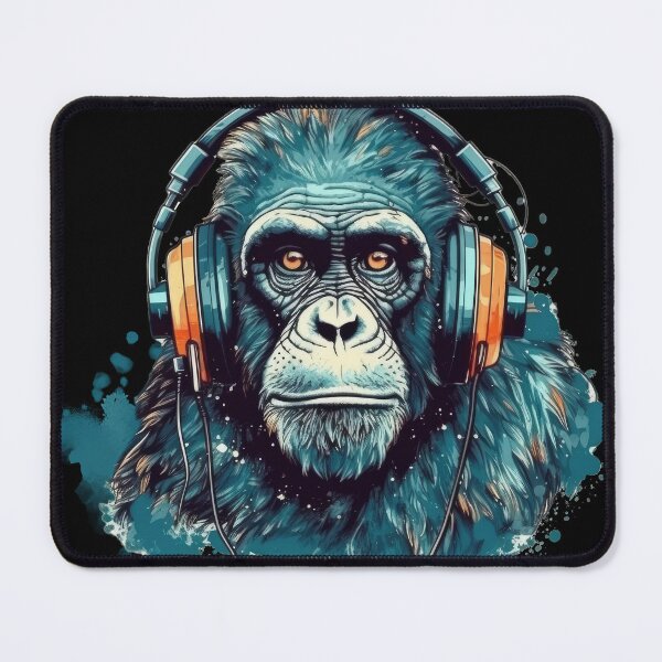 Item preview, Ben - The Monkey partying at Burning Man designed and sold by Pixelboys.