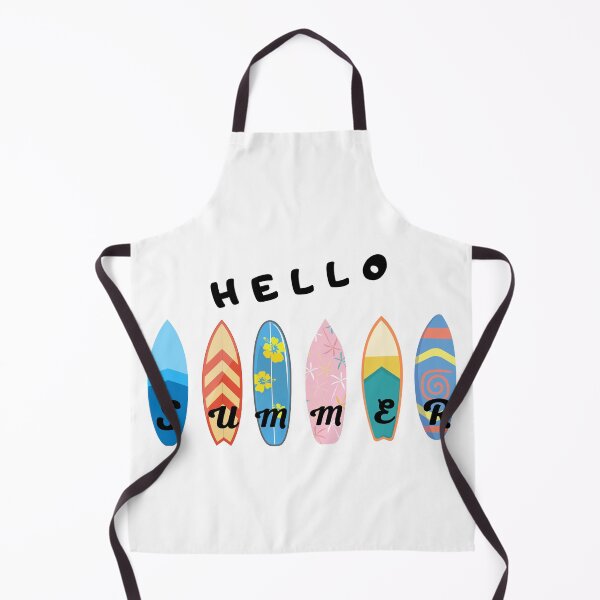 Item preview, hello summer surfing waves enjoy designed and sold by DESIGNIRIS.