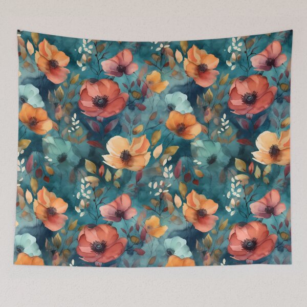 Item preview, Autumn Poppies designed and sold by pinkal.
