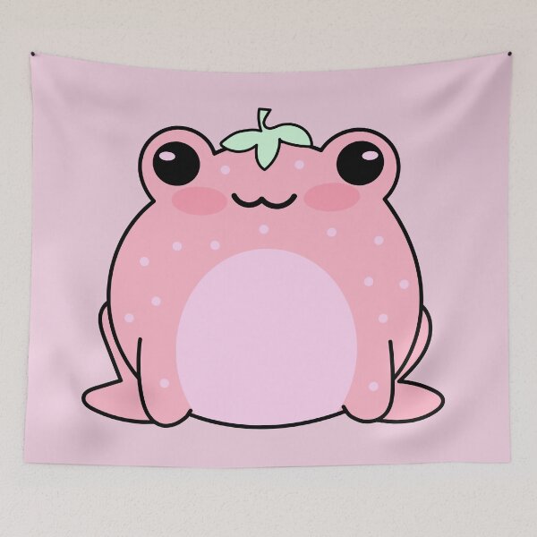 Item preview, Kawaii Strawberry Frog designed and sold by SunMoonMilk.
