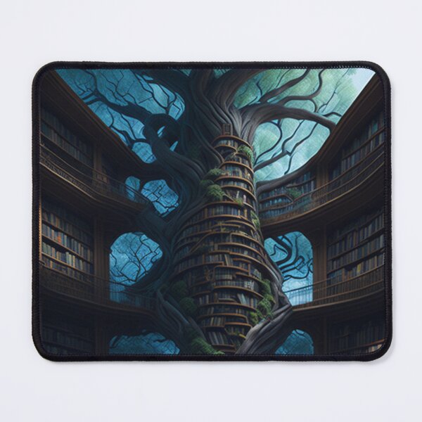 Item preview, Immerse Yourself in the Library of the World Tree designed and sold by Grim000.