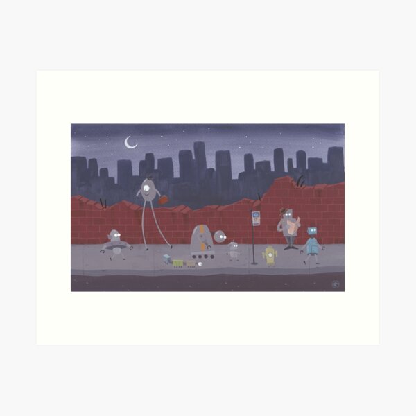 Shiny Happy People Art Print