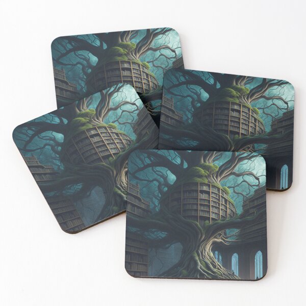 Item preview, Discover Ancient Wisdom in the Library of the World Tree designed and sold by Grim000.