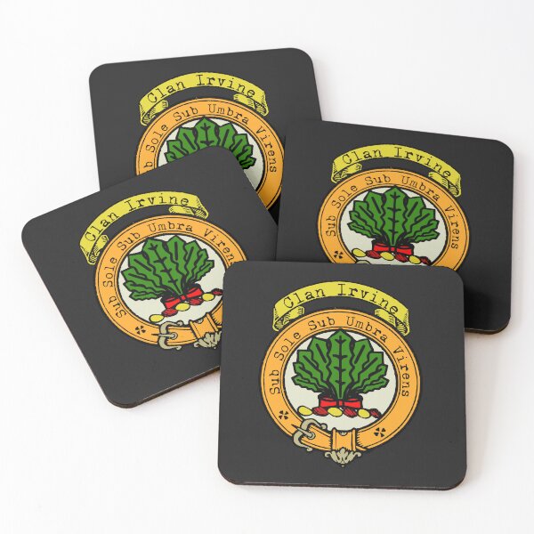 Item preview, Irvine Clan Scottish Surname crest designed and sold by BagTown Clans.