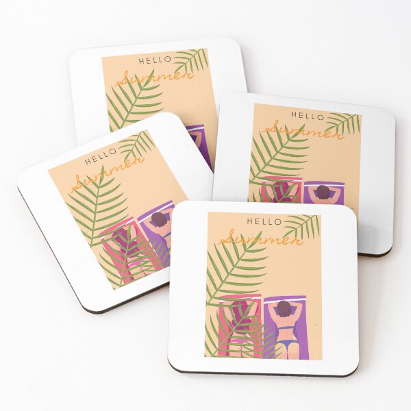 Item preview, girls tan hello summer holyday enjoy designed and sold by DESIGNIRIS.