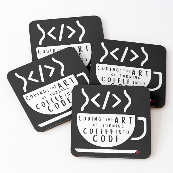 Item preview, Coding: the Art of turning Coffe into Code (dark) / RoYuMi designed and sold by royumi.