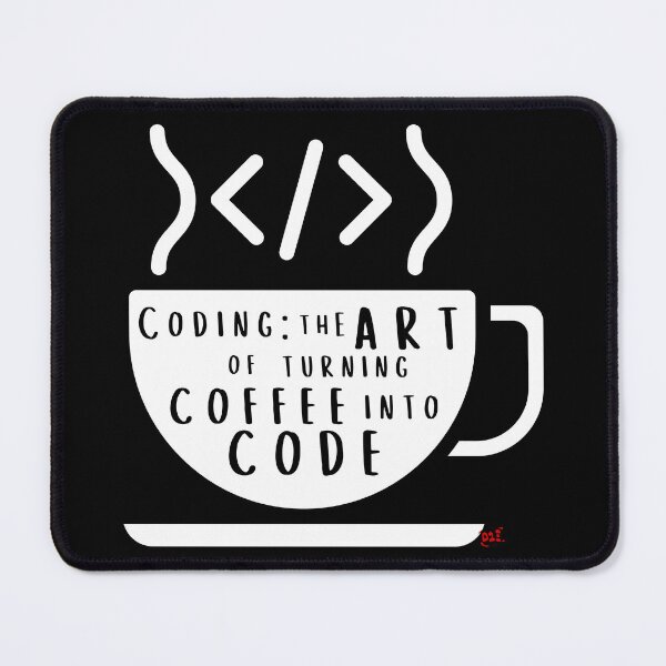 Item preview, Coding: the Art of turning Coffe into Code (dark) / RoYuMi designed and sold by royumi.