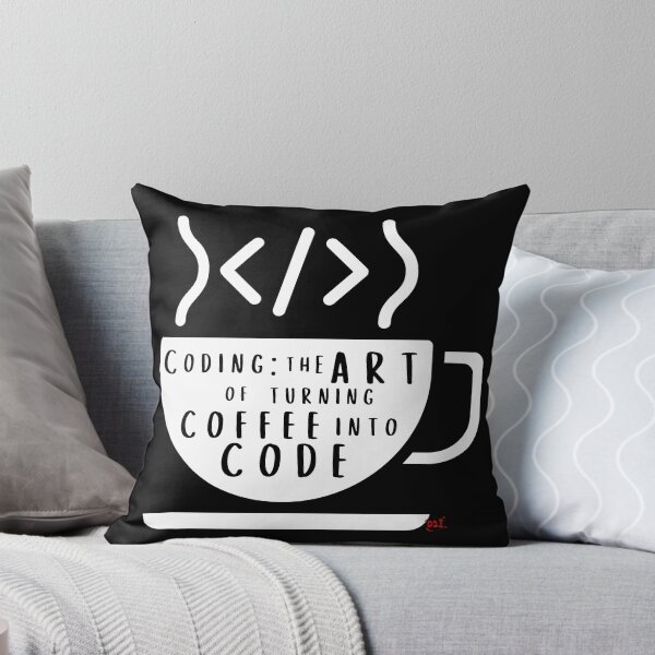 Item preview, Coding: the Art of turning Coffe into Code (dark) / RoYuMi designed and sold by royumi.