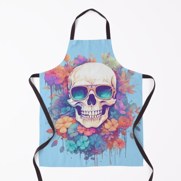 Item preview, Fancy Skull wearing sunglasses for fun holidays designed and sold by KarolusP.
