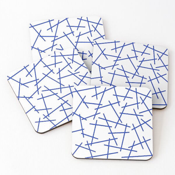 Item preview, Abstract geometric pattern - blue. designed and sold by K.S ART.
