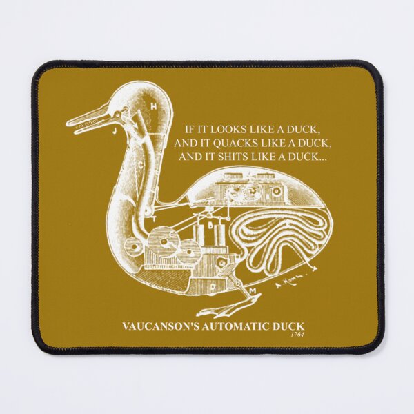 Item preview, Vaucanson's Duck (white) designed and sold by JollyDave.