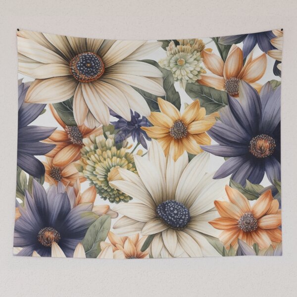 Item preview, African Daisy Floral Patterns 02 designed and sold by PixelPastry.
