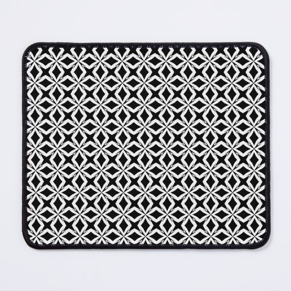 Item preview, Diamond Repeat Pattern in Black and White designed and sold by Trevor Hirst.