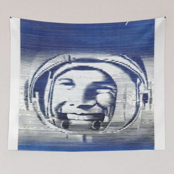 Item preview, Yuri Gagarin, vintage poster - Cosmos will serve people designed and sold by SovietPosters.