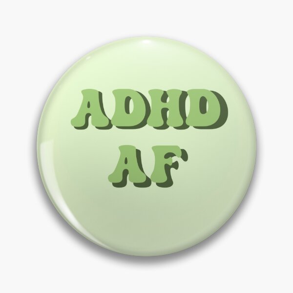 Item preview, Green ADHD quote designed and sold by Snailbabycrafts.