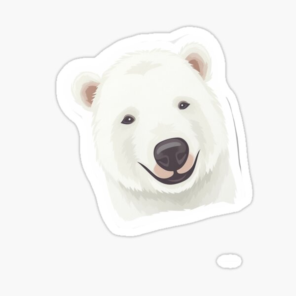 cola the polar bear Sticker for Sale by kawaii-club