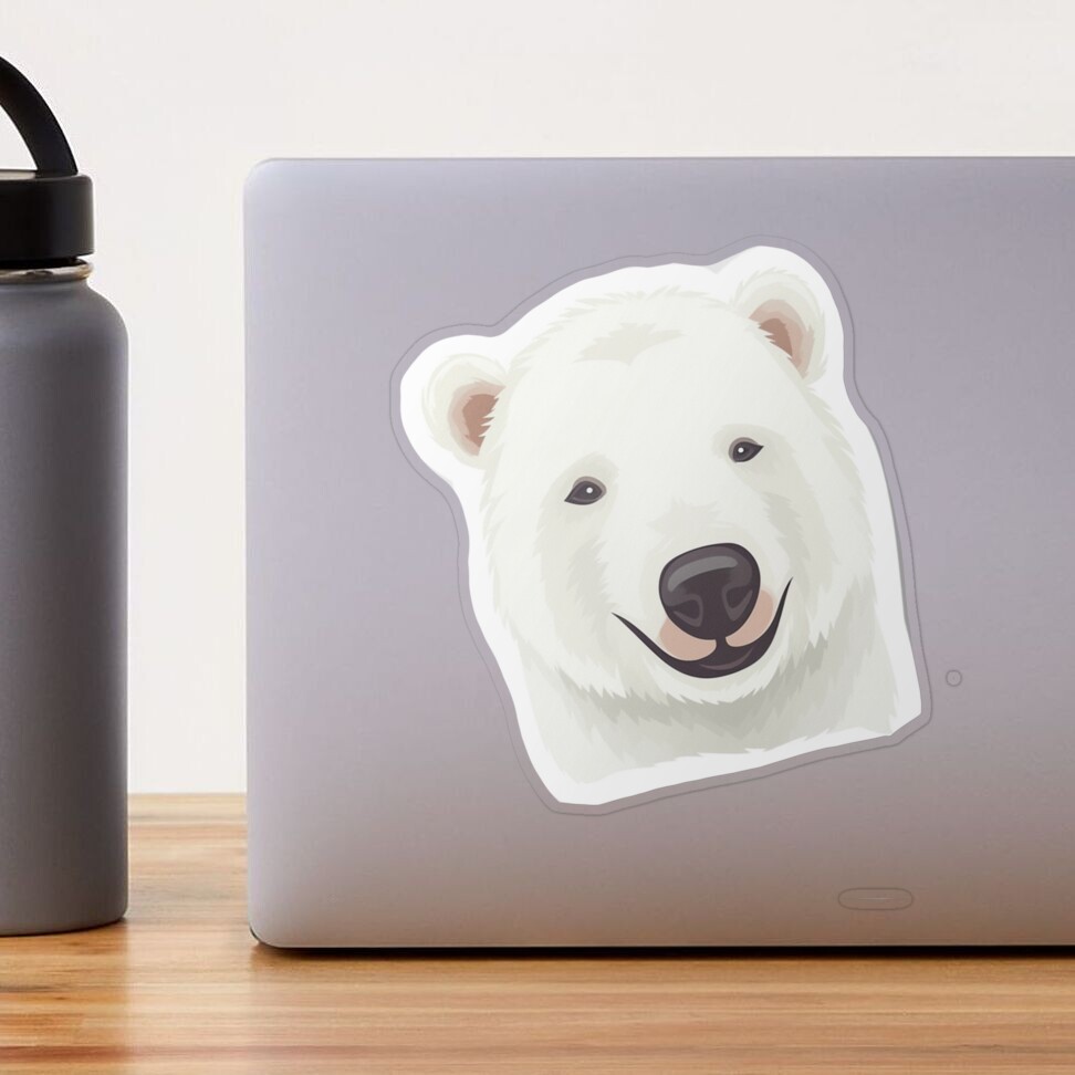 cola the polar bear Sticker for Sale by kawaii-club