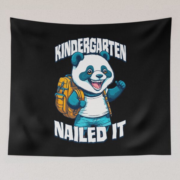 Item preview, Kindergarten Nailed It Funny Happy Panda Boy Graduation designed and sold by GrandeDuc.
