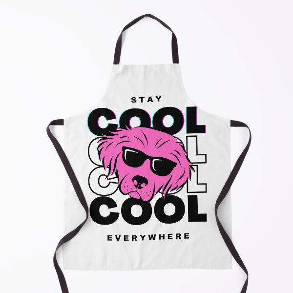 Item preview, Stay Cool Everywhere design with colorful dog face designed and sold by Popular Designs.