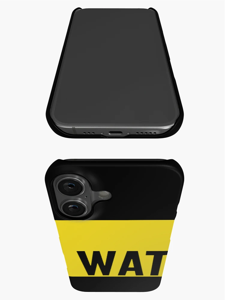 Thumbnail 3 of 4, iPhone Case, WAT JS - Yellow Design to Tease JavaScript Programmers designed and sold by geeksta.