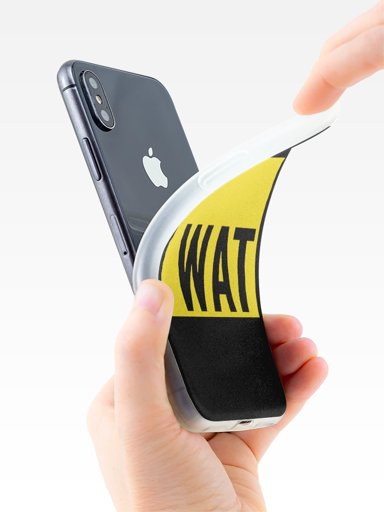 Thumbnail 4 of 5, iPhone Case, WAT JS - Yellow Design to Tease JavaScript Programmers designed and sold by geeksta.