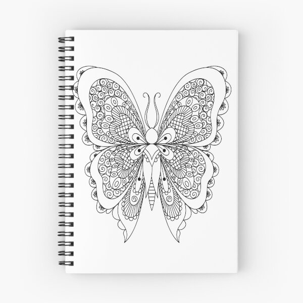 Item preview, Adult Coloring Book Style Butterfly designed and sold by Elkanah.
