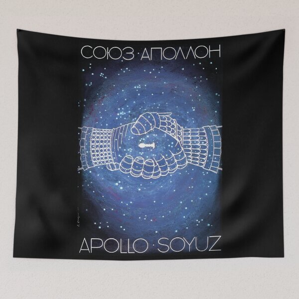 Item preview, Apollo-Soyuz project 1975 poster designed and sold by SovietPosters.