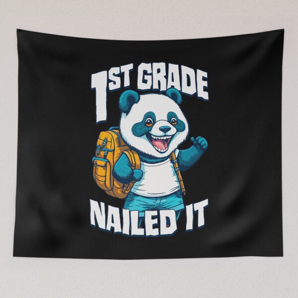 Item preview, 1st Grade Nailed It Funny Happy Panda Boy Graduation designed and sold by GrandeDuc.