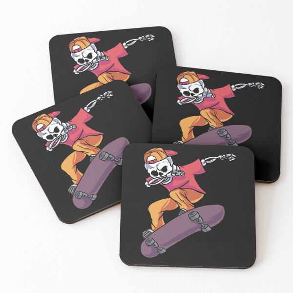 Item preview, Dabbing Skater Skeleton Skateboard Longboard designed and sold by Pubi.