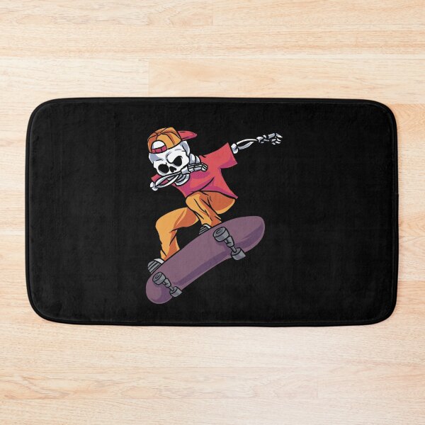 Item preview, Dabbing Skater Skeleton Skateboard Longboard designed and sold by Pubi.