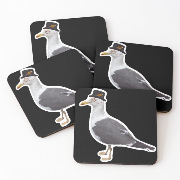 Item preview, Seagull in a Top Hat  designed and sold by CatrionaCeltica.