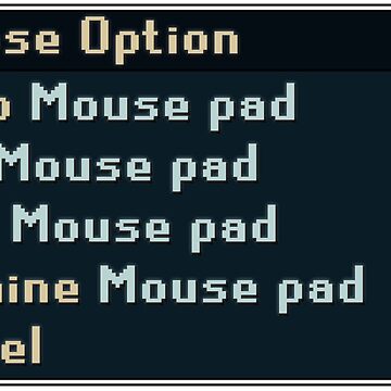 Aperçu de l'œuvre Tapis de souris OSRS RS3 Runescape Gamer de Bowenabc