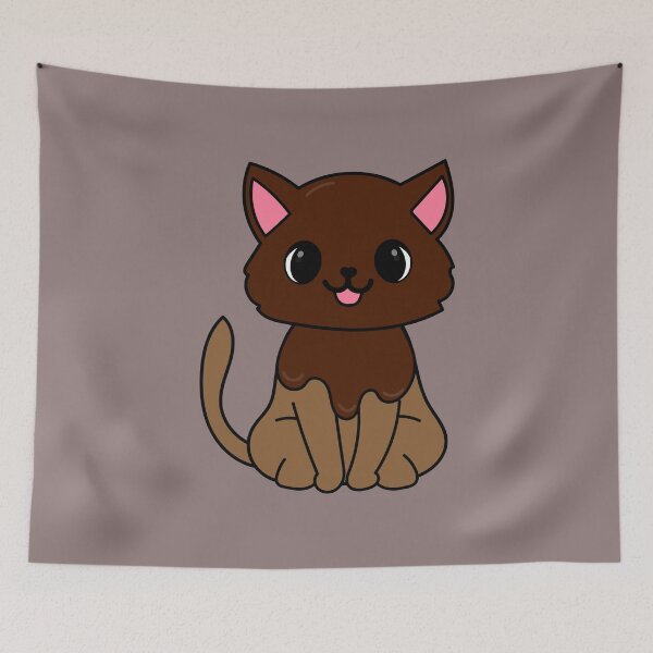 Item preview, Kawaii Chocolate Cat designed and sold by SunMoonMilk.