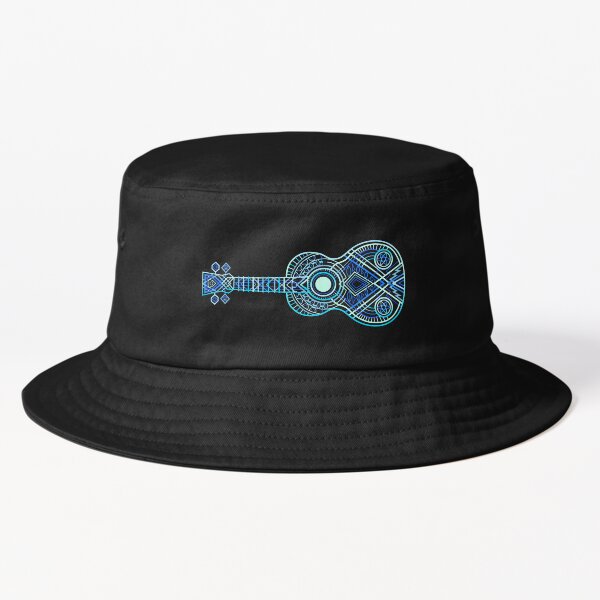 Item preview, HORIZ NO TEXT 2023 String Theory 1: Bright Blues (recommended: print on dark) - 100 Days of Ukulele designed and sold by NewUkeNewYork.