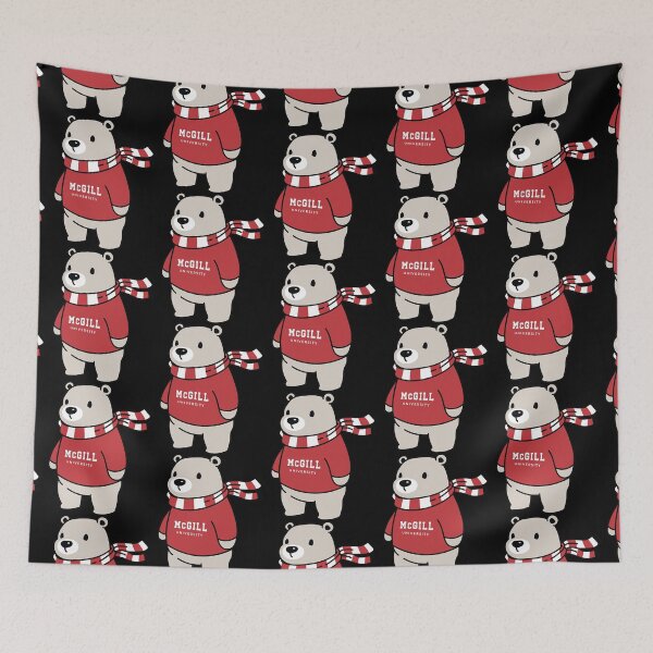 Item preview, McGill University Bear With Sweater, marty, mcgill university logo, canadian university, martlet, french - james mcgill, designed and sold by hipsterscumx.