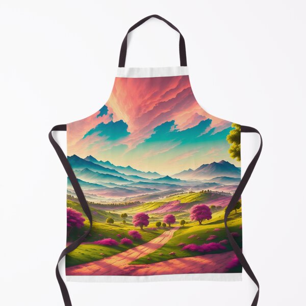 Item preview, A Whimsical, Cartoon-like Rendering of a Rolling Countryside With Bright Colors and Playful Details, Ai Generated Art designed and sold by AiGens.