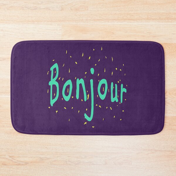 Item preview, Bonjour (hello in French) designed and sold by lobodelnoir.