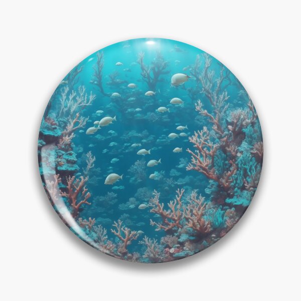 Artikelvorschau, Underwater Kaleidoscope: A Vibrant Journey through Marine Life and Coral Reefs entworfen und verkauft von RedArtG09.