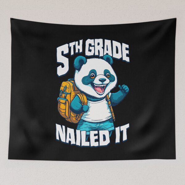 Item preview, 5th Grade Nailed It Funny Happy Panda Boy Graduation designed and sold by GrandeDuc.